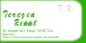 terezia rippl business card